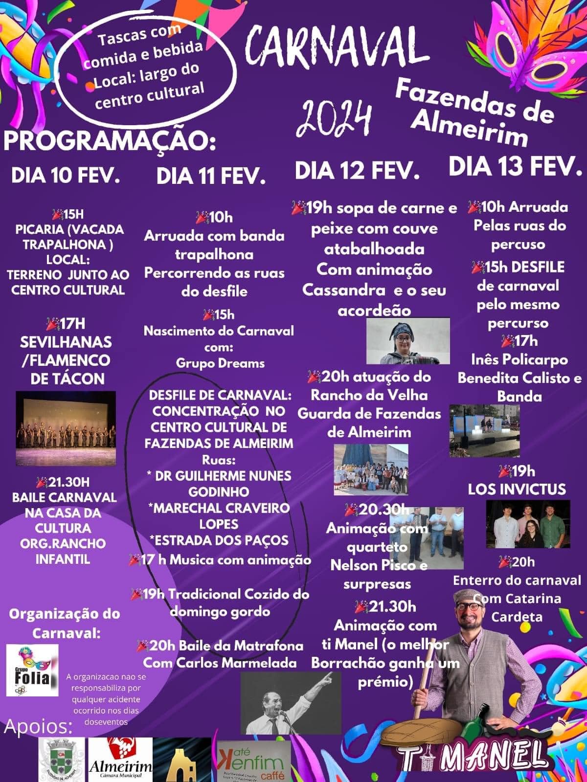 Notícia Carnaval em Fazendas de Almeirim 2024