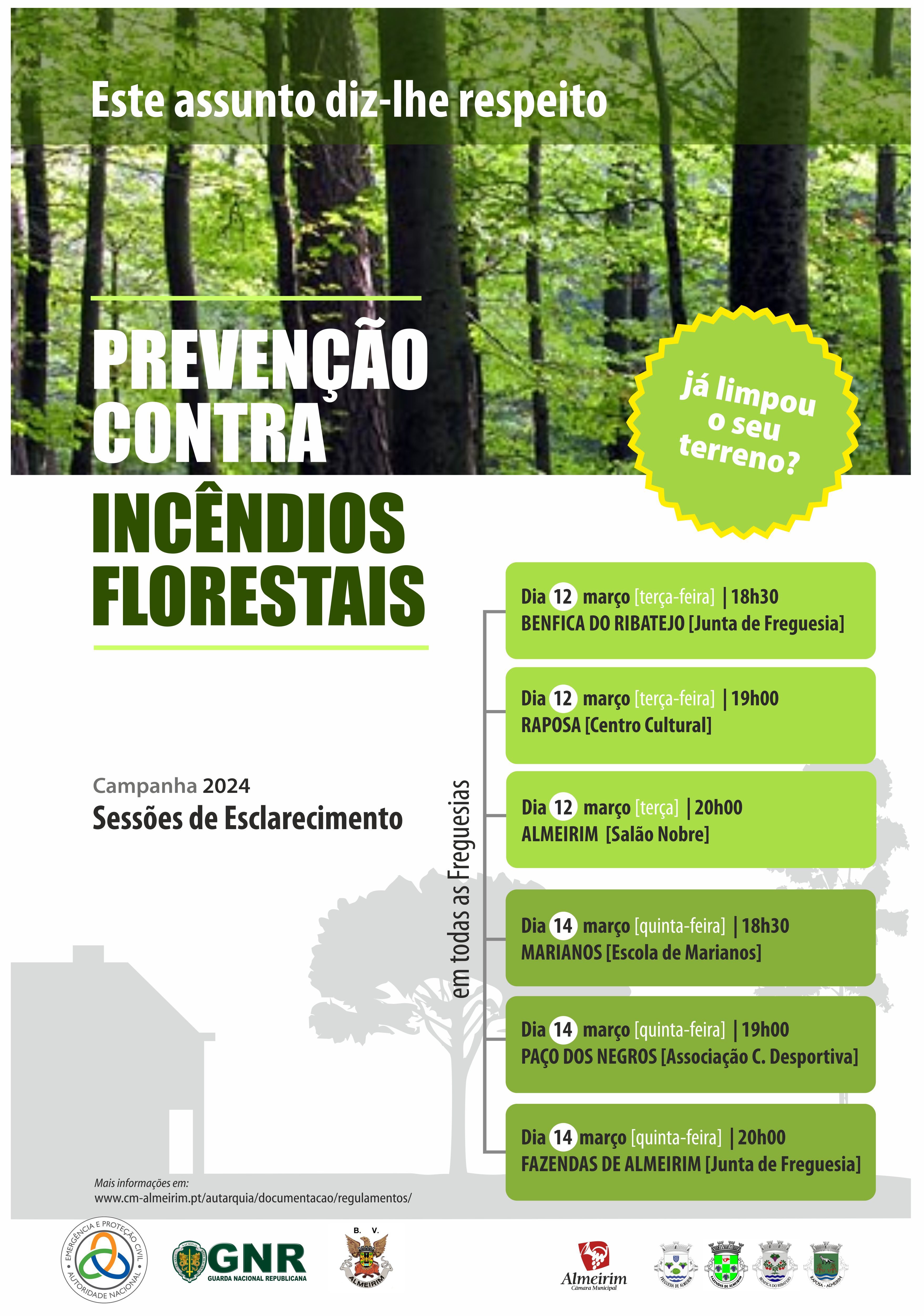 Imagem Prevenção Contra Incêndios Florestais
